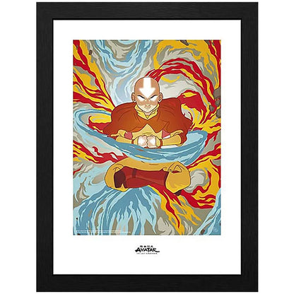 AVATAR - Framed print "Aang Avatar State" (30x40)