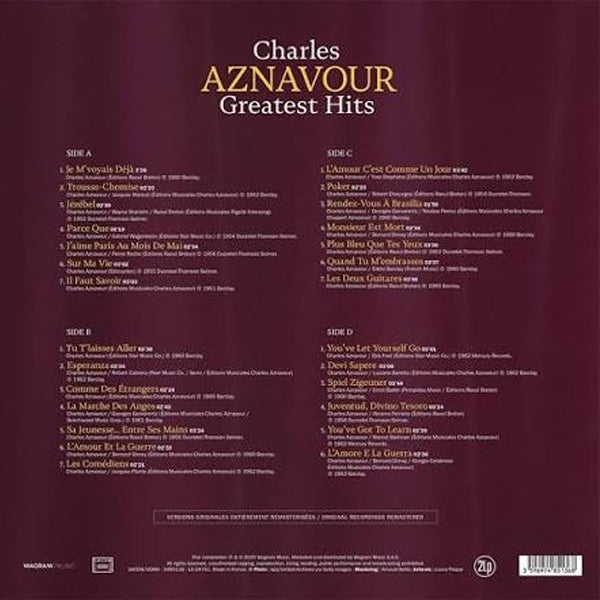 Charles Aznavour · Greatest Hits - 2LP