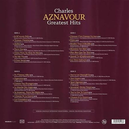 Charles Aznavour · Greatest Hits - 2LP
