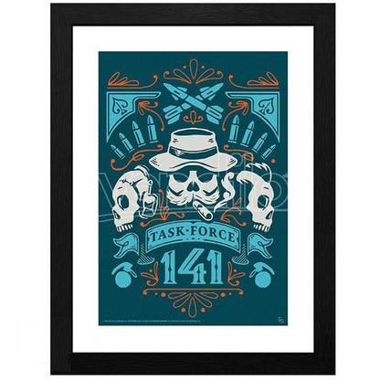 CALL OF DUTY - Framed print "Task Force 141" (30x40)