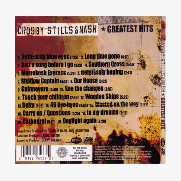 Crosby. Stills & Nash - Greatest Hits - CD