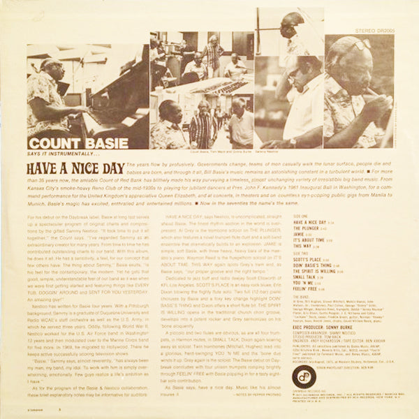 Count Basie - Have A Nice Day - LP (Used Vinyl)