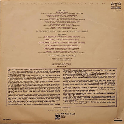 Deep Purple - The Deep Purple Singles A's & B's (Comp, Lig) - LP (Used Vinyl)