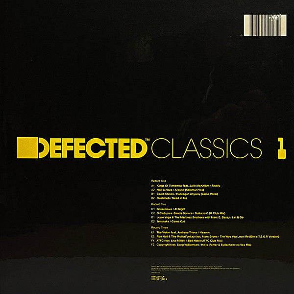 Various Artists - Defected Classics 1 - 3x12"