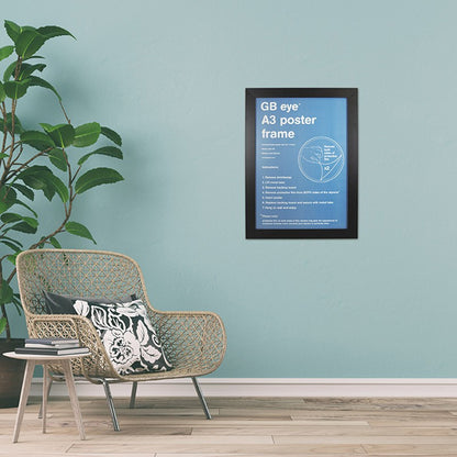 MDF Black Frame - A3 - 29.7 x 42cm. Buy now online in UAE