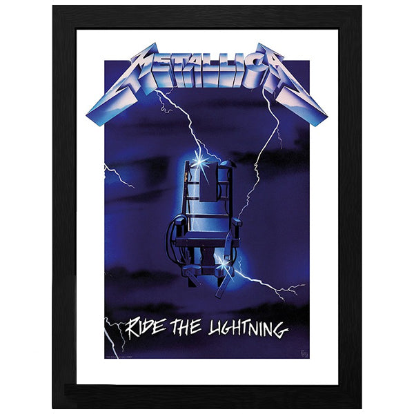METALLICA - Framed print "Ride the Lightning" (30x40)