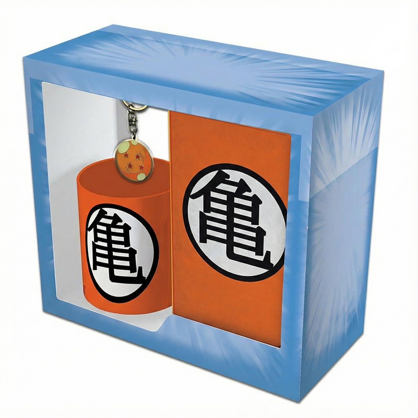 Dragon Ball  Pck Mug320ml  "Kame Symbol" Keyring + Notebook Design DRAGON BALL Licensed