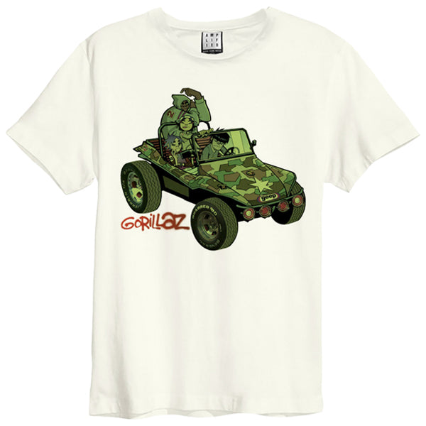 GORILLAZ - Gorillaz Geep Amplified Vintage White T Shirt