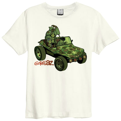 GORILLAZ - Gorillaz Geep Amplified Vintage White T Shirt