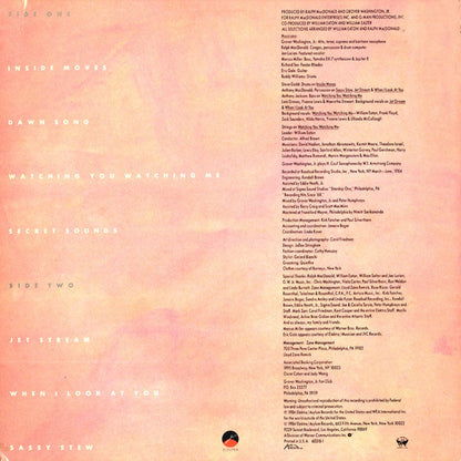 غروفر واشنطن الابن - تحركات داخلية - ألبوم (فينيل مستعمل)