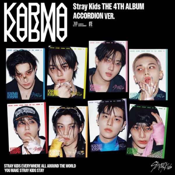 Stray Kids - 4th Full Album [KARMA] (ACCORDION Ver.)(Random) - CD