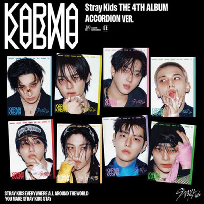 Stray Kids - 4th Full Album [KARMA] (ACCORDION Ver.)(Random) - CD