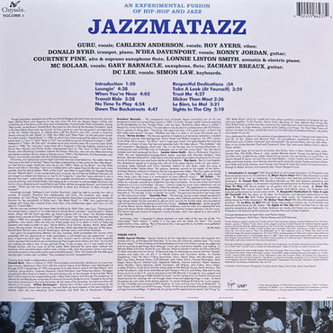 Guru - Jazzmatazz Vol. 1 (Limited Edition Blue Vinyl) - 2LP
