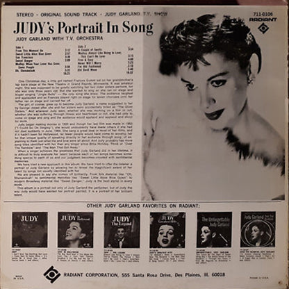 Judy Garland - Judy's Portrait In Song - LP (Used Vinyl)