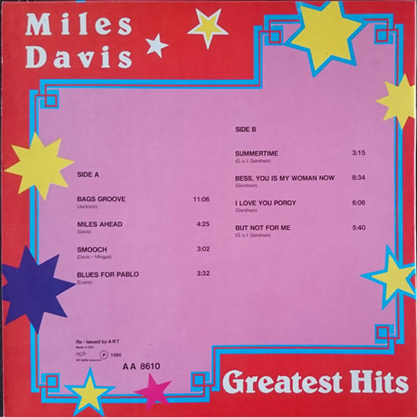Miles Davis - Greatest Hits - LP (Used Vinyl)