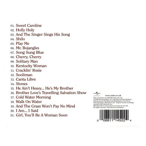 نيل دايموند - أفضل أغانيه - قرص مضغوط