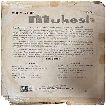 Mukesh – The Best Of - LP(Used Vinyl)