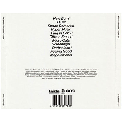 ميوز - أصل التناظر - قرص مضغوط