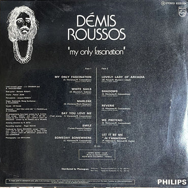 Démis Roussos - My Only Fascination - LP - (Used Vinyl)