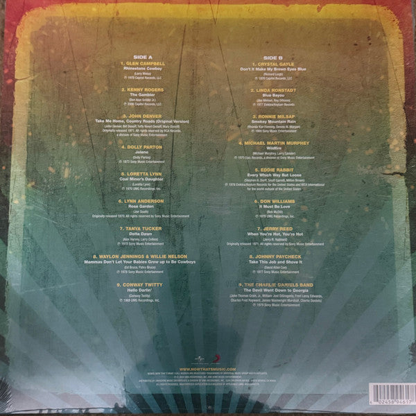 Various: NOW That’s What I Call Country Classics '70s (Limited Edition Orange Vinyl) - LP. Buy now online in UAE
