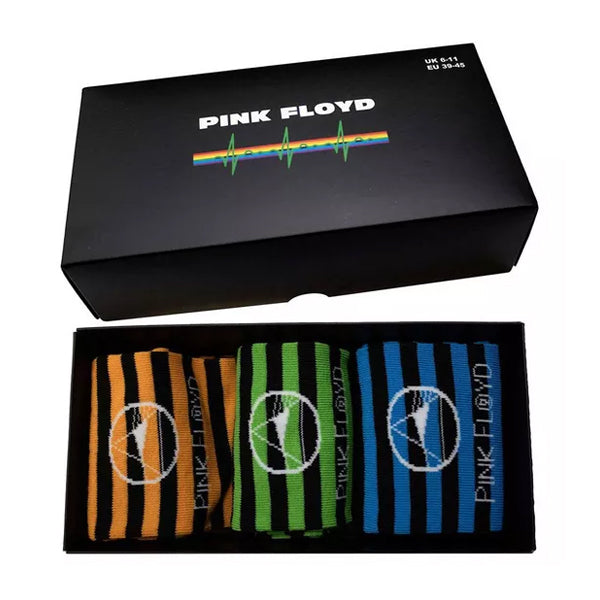 Pink Floyd - Socks Mono Prism - 3-Pack Socks (EU 40 - 45)