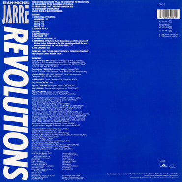 Jean - Michel Jarre - Revolutions - LP - (Used Vinyl)