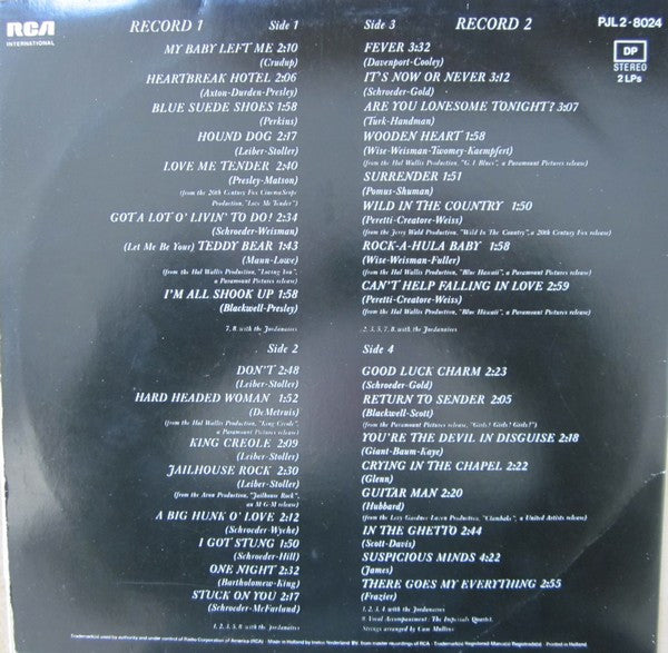 Elvis Presley ‎- Elvis Forever - 2LP (Used Vinyl)