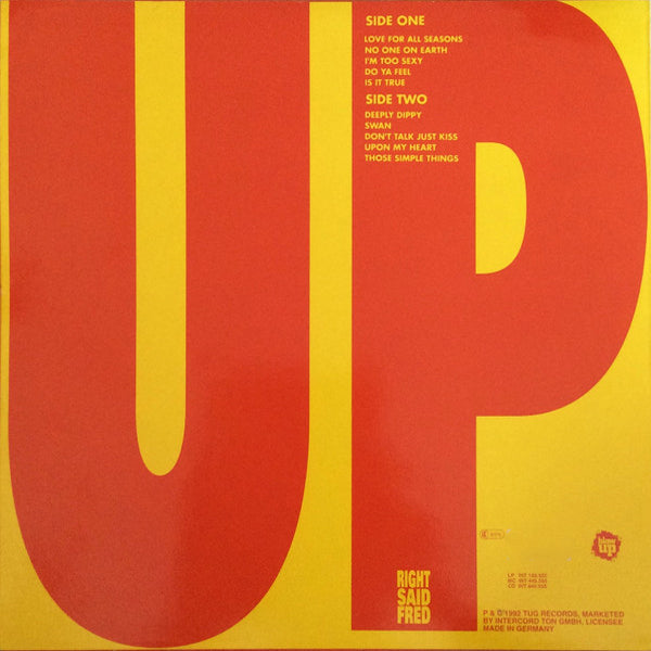 Right Said Fred - Up - LP (Used Vinyl)