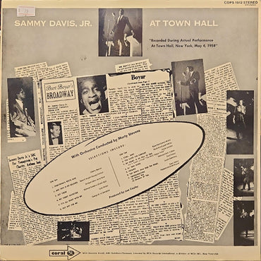 Sammy Davis, Jr.* - Sammy Davis, Jr. At Town Hall (Album, RE) - LP (Used Vinyl)