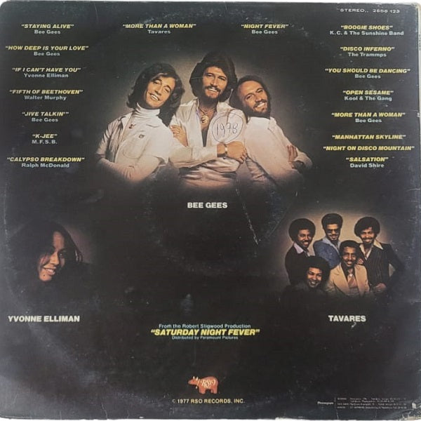 Various Artists - Saturday Night Fever (The Original Movie Sound Track) - LP (Used Vinyl)