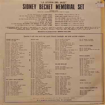 Sidney Bechet - Memorial Set Vol. 1 (Comp) - LP (Used Vinyl)