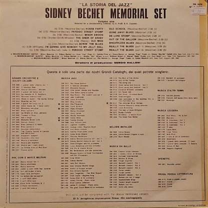 Sidney Bechet - Memorial Set Vol. 1 (Comp) - LP (Used Vinyl)