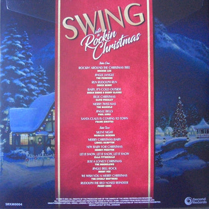 Various Artists - Swing Into A Rockin Christmas - 16 Festive Classics (Green Marble Vinyl) - LP