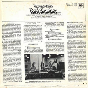 Ravi Shankar - The Sounds Of India - LP (Used Vinyl)