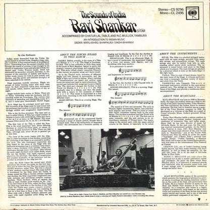 Ravi Shankar - The Sounds Of India - LP (Used Vinyl)