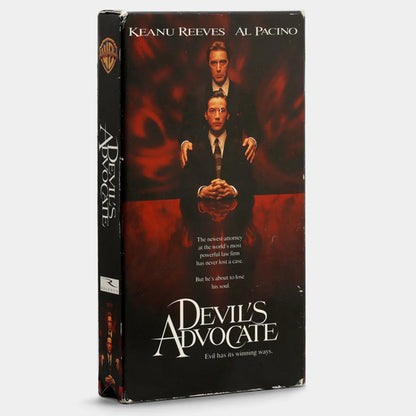 Keanu Reeves - The Devil's Advocate (Keanu Reeves)(Original Blockbuster Sticker) - VHS (Pre Owned)