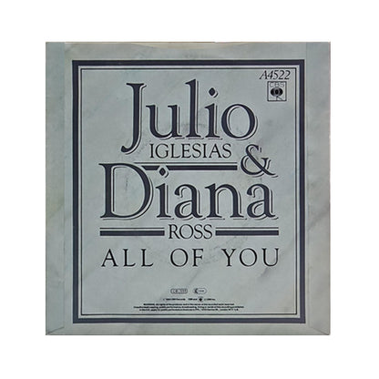 Julio Iglesias & Diana Ross – All Of You- 7" (Used Vinyl)