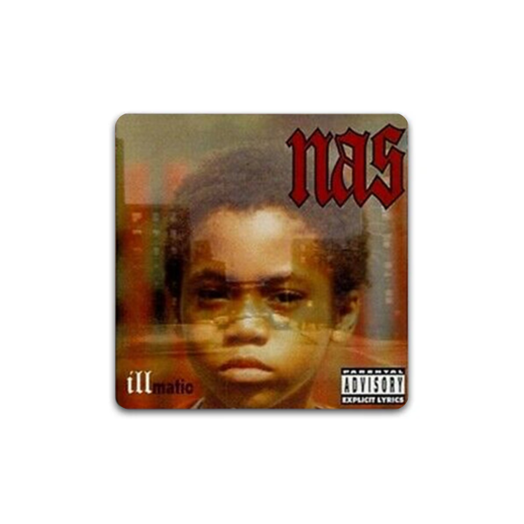 Nas - Illmatic LP Cover -  Fridge Magnet