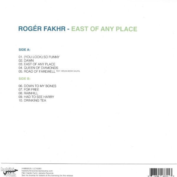 Rogér Fakhr - East of Any Place - LP