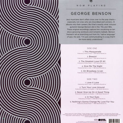 George Benson - Now Playing (Limited Edition Sea Blue Vinyl) - LP. Buy now online in uae