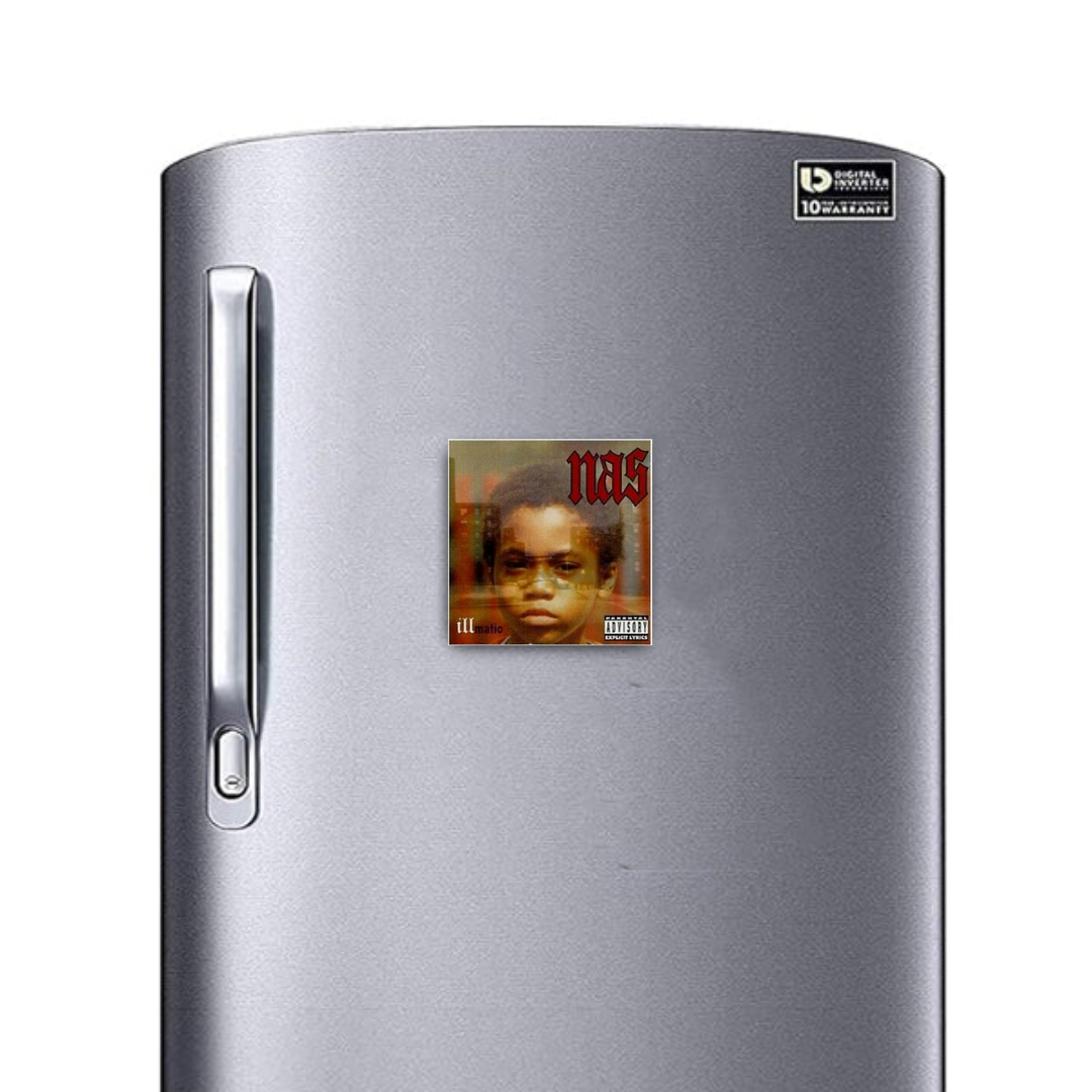 Nas - Illmatic LP Cover -  Fridge Magnet