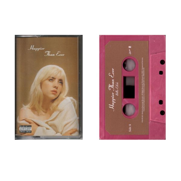 Billie Eilish - Happier than ever (Limited Edition Pink Cassette Tape)- K7