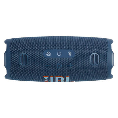 مكبر صوت JBL Charge 6 المحمول المقاوم للماء بتقنية بلوتوث مع بنك طاقة وتقنية Auracast - أزرق