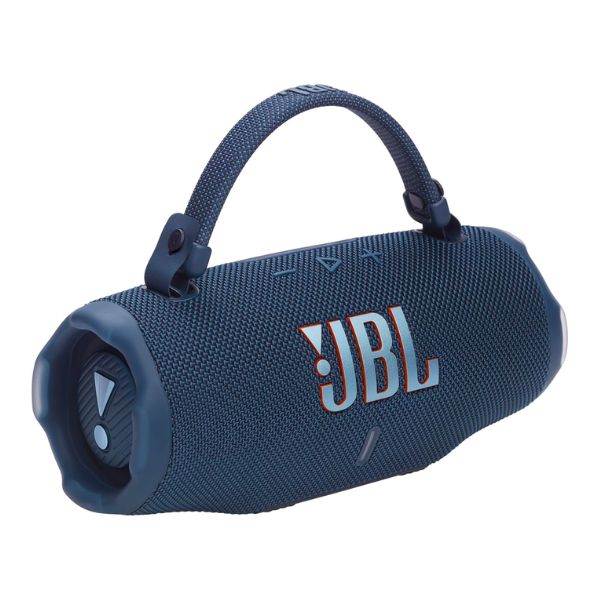 مكبر صوت JBL Charge 6 المحمول المقاوم للماء بتقنية بلوتوث مع بنك طاقة وتقنية Auracast - أزرق