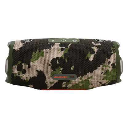 مكبر صوت JBL Charge 6 المحمول المقاوم للماء بتقنية بلوتوث مع بنك طاقة وتقنية Auracast - مموه