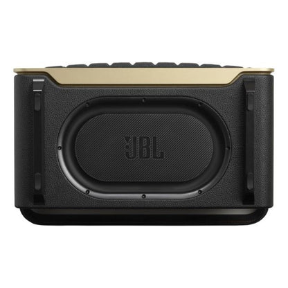 JBL Authentics 300 - Portable Retro-Style Smart Bluetooth Speaker with Powerful Sound, Wi-Fi, and Built-in Battery - Black