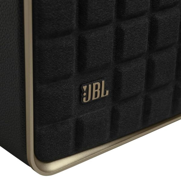 JBL Authentics 300 - Portable Retro-Style Smart Bluetooth Speaker with Powerful Sound, Wi-Fi, and Built-in Battery - Black