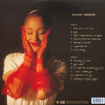 Ariana Grande - Eternal Sunshine (Translucent Red Ruby], Exclusive Cover No. 4 ) - LP