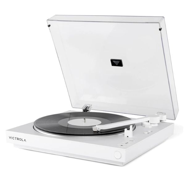 مشغل أسطوانات أوتوماتيكي من فيكترولا VPT-800-WHT-INT - أبيض