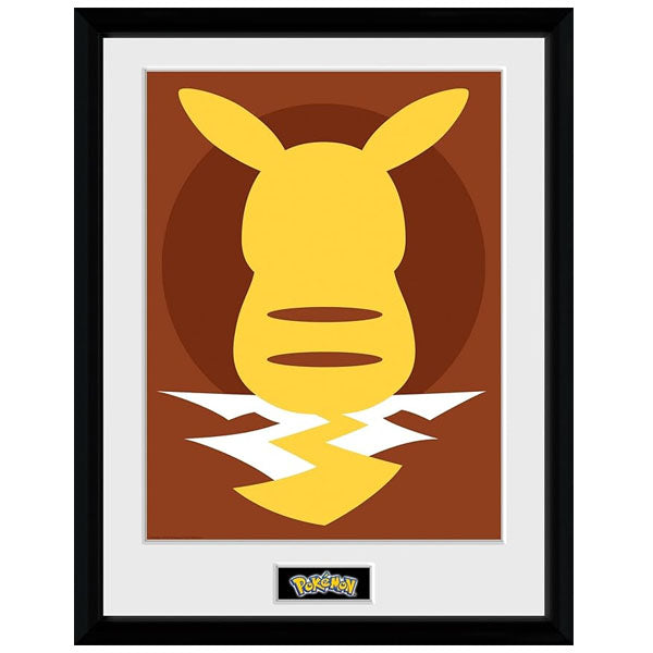 POKEMON - Framed print "Pikachu Silhouette 25" (30x40)